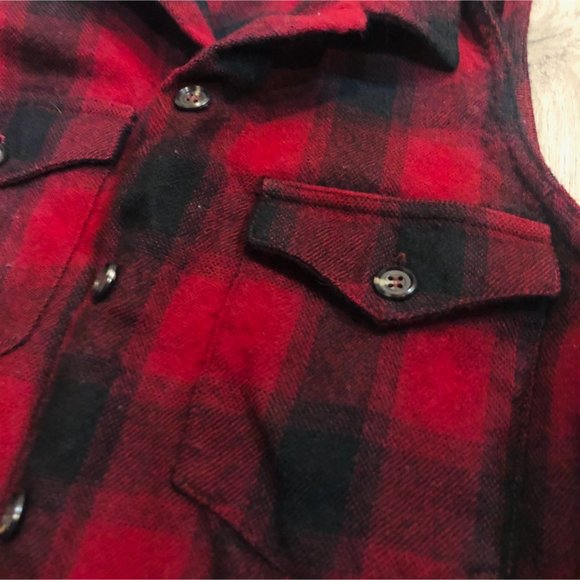 Super Long Vintage Plaid Shirt - Picture 4 of 6